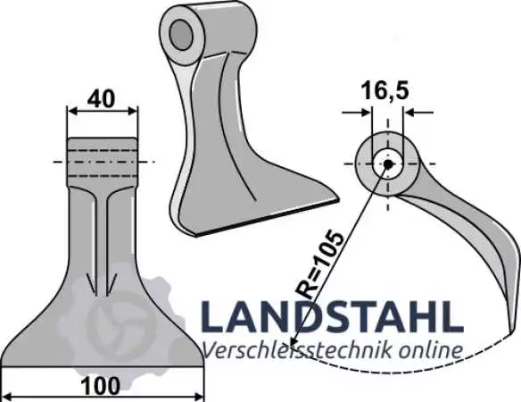 Hammerschlegel 100x40mm